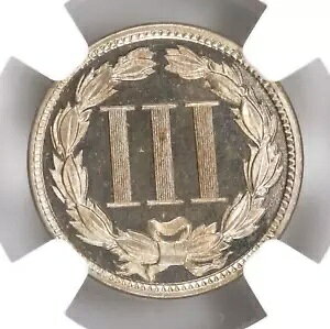 1881 NGC PR66+ �E���g�� �J���I ?? $3,750 PCGS PG?? �v���X �|�b�v ONE ?? Three Cent Beauty