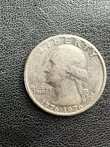 1776-1976 D US Bicentennial QuarterAAtBh~g}[NG[