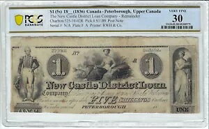 1836 CH# 525-10-02R $1 (5Sh) �c�� ���L PCGS VF-30 �������Q�ƁB�A�b�p�[�J�i�_