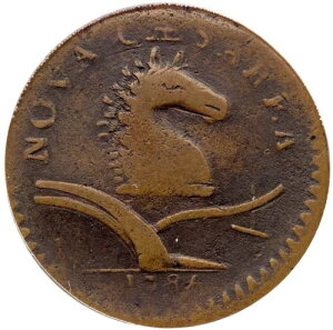 1786 M 12-G R-4 ANACS VG 10 �R�[���^�[�Ȃ� �j���[�W���[�W�[ �R���j�A������