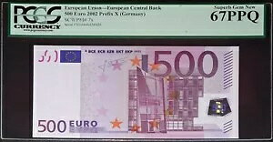2002 ���B�A�� / �h�C�c 500 ���[�� SCWPM# 7X ���� PCGS 67 PPQ