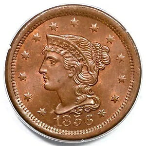 1856 N-6 PCGS MS 65 RB ҂ݍ݃wA [W Zg RC 1c Ex;CAbg