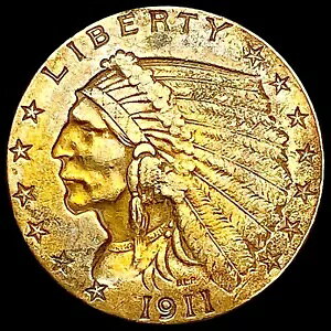 1911-D $2.50 �S�[���h �N�H�[�^�[ �C�[�O�� �قږ�����