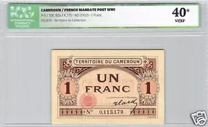 �J�����[���̓y 1 �t���� Nd (1922) ���A�i�� ICG 40 VF/EF 5 ����I��!!!!