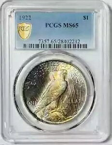 1922 P �s�[�X�_���[ PCGS MS-65 �����X�^�[ ���C���{�[�A����