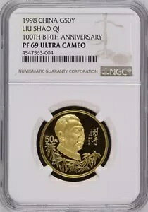 NGC PF69 1998 a 100 NLO 1/2 IX