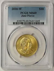 2010-W t@[Xgz҃V[Y WF[ sAX S[h $10 MS 69 PCGS