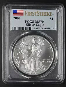 2002 Vo[ C[O PCGS MS70 t@[Xg XgCN x $1 - COINGIANTS -