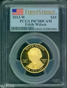 2013-W $10 �S�[���h�z��� �G�f�B�X �E�B���\�� PCGS PF70 PR70 PR70DCAM �t�@�[�X�g �X�g���C�N FS