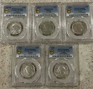 1924 H 2 �Y���e �o�[�~���K�� �|�[�����h �Z�b�g �S 5 �����h�� �p�� �t�B���f���t�B�A PCGS 1925