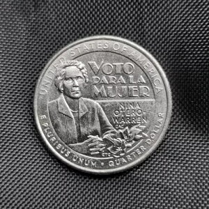 2022 "D" Mint Voto Para La Mujer QUARTER A *2nd* uIN COD WE TRUSTvG[