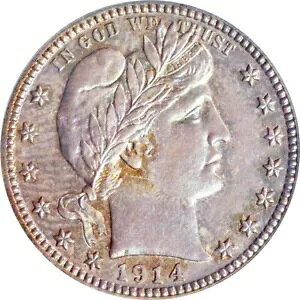 1914 PCGS PR65 CAC 380  = Œ 1859 N -  PROOF 25C ?? ?? Barber Quarter