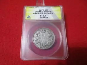 Ji_ 1870 Vo[ n[t_[ ANACS F 12 ڍ LCW NC[ rNgA #T0153 Ȃ