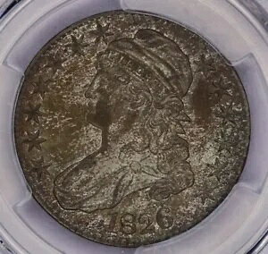 1826 �L���b�v�h�o�X�g �n�[�t�_���[ 50c PCGS - MS63 ���I���W�i���I�j�[�X�I