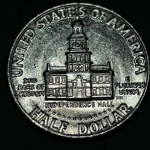 Bicentennial No Mint Mark 1776 1976 Kennedy Half Dollar Coin ~���������v��~
