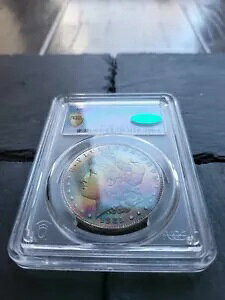 1885 ���[�K�� �V���o�[ �_���[ PCGS MS64 (CAC) �����X�^�[ ���C���{�[ �g�[��