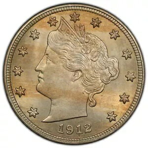 1912-S 5C PCGS MS63 リバティ V ニッケル 719755