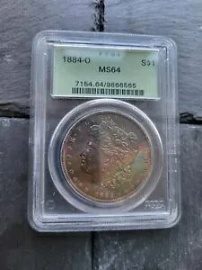 1884 O ���[�K�� �V���o�[ �_���[ PCGS MS64 OGH �����X�^�[ ���C���{�[ �g�[��