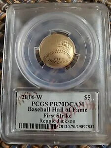 �싅�a�� 2014 W $5 �S�[���h ���W�[ �W���N�\�� 1st �X�g���C�N �s�[�X Pr70DCAM POP 69