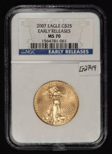 2007 $25 1/2 IX S[h AJ C[O - PQ X|bg t[ x^[ fCg - NGC MS70 - G2749