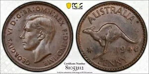 1946�N �I�[�X�g�����A �y�j�[�E�����j�b�N�X CV $4,500 PCGS MS63BN Choice ������ ���A