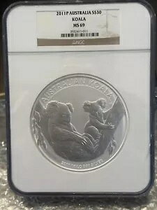2011-P I[XgA $30 Vo[RA 1 L NGC MS-69 ??󏭔N
