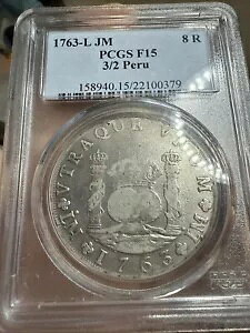 RRRR 1763/2 y[ 8 A PCGS F15 Km#A64.1