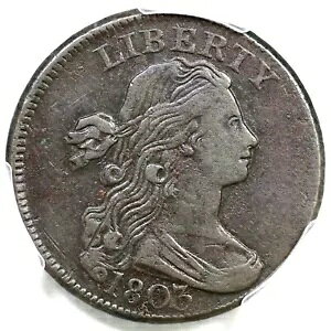 1803 S-265 R-4 PCGS VF �ڍ� Lg �f�C�g�ALg Frac �h���[�v �o�X�g ���[�W �Z���g �R�C�� 1c