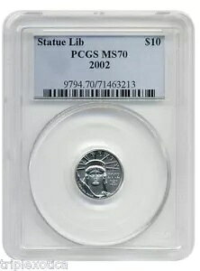 2002 PCGS MS-70 $10 AJ v`i C[O A x[ [ |bv