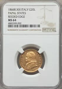 C^A cXe[g 1866 20  I  NGC F MS64