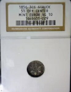 1856 �G���[ �I�t �Z���^�[ NGC VG10 �X���[ �Z���g �V���o�[ �R�C�� �f�G ���A 3c O/C ��������