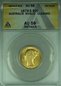 1879-S I[XgA\u V[ht ANACS AU-58 ڍ-N[jOς