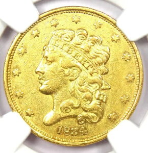 1834 NVbN S[h n[t C[O $5 RC - F NGC AU55 - A RC