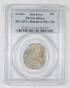 MS64 tȂ ~g G[ Vg NH[^[ D/S 35% Cfg Obv 10cB PCGS*6323