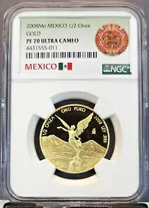 2008 LVR S[h x^[h 1/2 IU NGC PF 70 Eg JI A p[tFNg