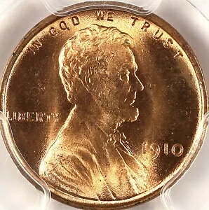 1910 1C MS66RD PCGS �̂� 43 ���O���[�h PQ �����J�[�� �Z���g