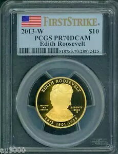 2013-W $10 �S�[���h�z��҃G�f�B�X ���[�Y�x���g PCGS PF70 PR70 PR70DCAM �t�@�[�X�g �X�g���C�N FS