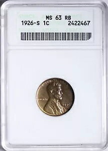 BU 1926-S J[ EB[g Zg ANACS MS63 RB \[v {bNX z_[ ^t RC!NX