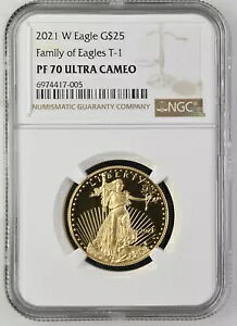 2021 $25 1/2 IX S[h C[O v[t RC T-1 NGC PF70 Eg JI ^Cv 1 A t