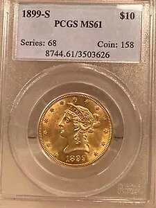 1899 N $10 oeB S[h C[O PCGS MS 61 ^t fCg PCGS (AbvO[h) I