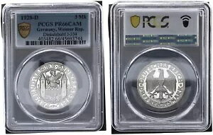 C}[ 3 }[N J.334 1000 NfBPXr[ 1928 D PCGS PR66CAM 90956