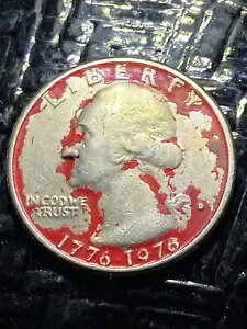 1776-1976 D US Bicentennial QuarterAAtBh~g}[NG[