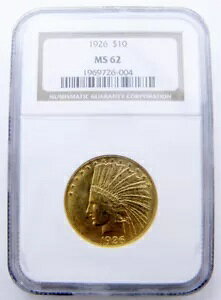 1926 CfBA wbh AJ C[O $10  MS62 NGC 