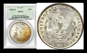 1884-O $1 MS65 PCGS-���A �����X�^�[ �S�[���h�A���C���{�[ �}���` �g�[�j���O - �����K�� �h��