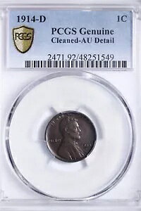 1914-D J[ EB[g Zg yj[ PCGS AU ڍ?? AU58ۂIIL[f[gI QBGK