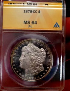 ���[�K���V���o�[�h�� 1878 CC ANACS MS 64 PL �������R�C���̉�]�� DMPL �����X�^�[�~���[�ł�