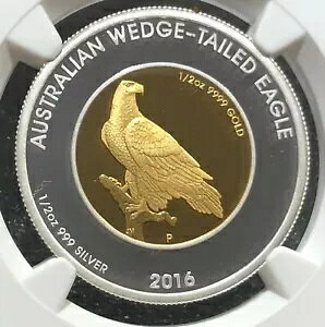 2016-P �I�[�X�g�����A $50 �V���o�[ �o�C���^���E�F�b�W�e�[���C�[�O�� �R�C�� NGC PF70 UC *