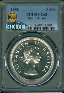 1956 AtJ 5 VO PCGS PL68 MAC SOLO FINEST & SPOTLESS *