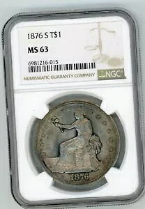 1876-S $1 fՋhd݁ANGC MS 63