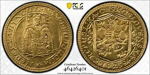 �`�F�R�X���o�L�A - �`�F�R���a���A�S�[���h 1 DUCAT 1925 �N�����j�J �~���g PCGS MS 64�A���A 5